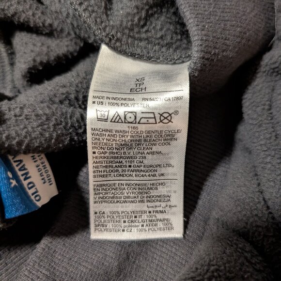 Old Navy 2 piece fleece lounge set Henley top and joggers grey size XS/Small - Picture 16 of 16